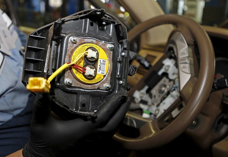 Faulty Takata airbag inflators