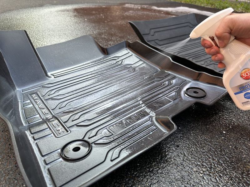 Use waterproof floor mats