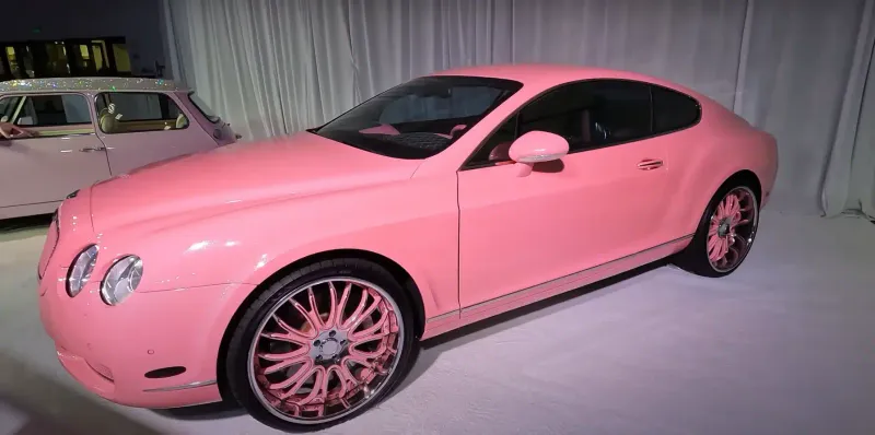 Paris Hilton's Pink Bentley Continental GT