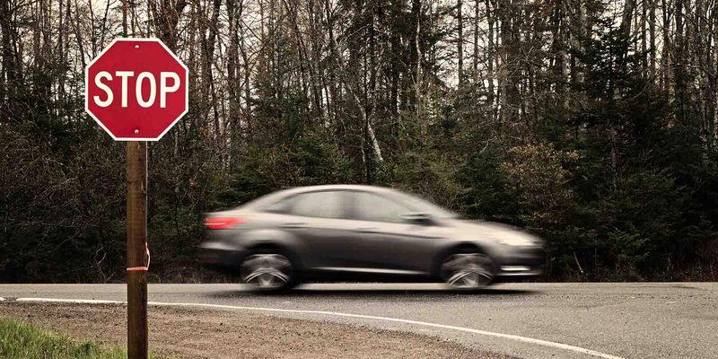Rolling Through Stop Signs