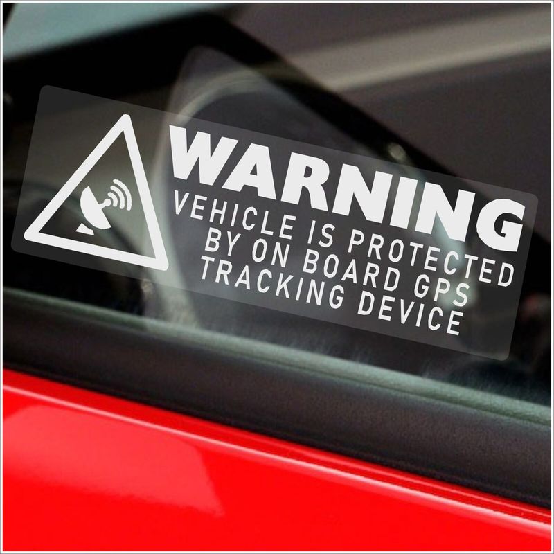 Flashy Security Decals: Advertising Your Valuables